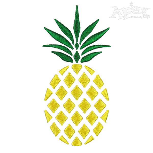 Pineapple Embroidery Designs