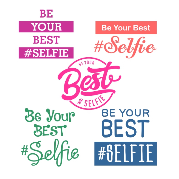 Selfie SVG Cuttable Designs