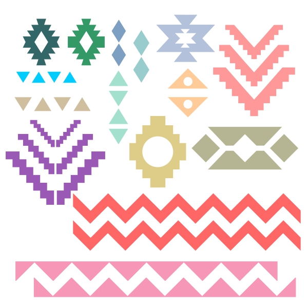 Aztec Decal SVG Cuttable Designs