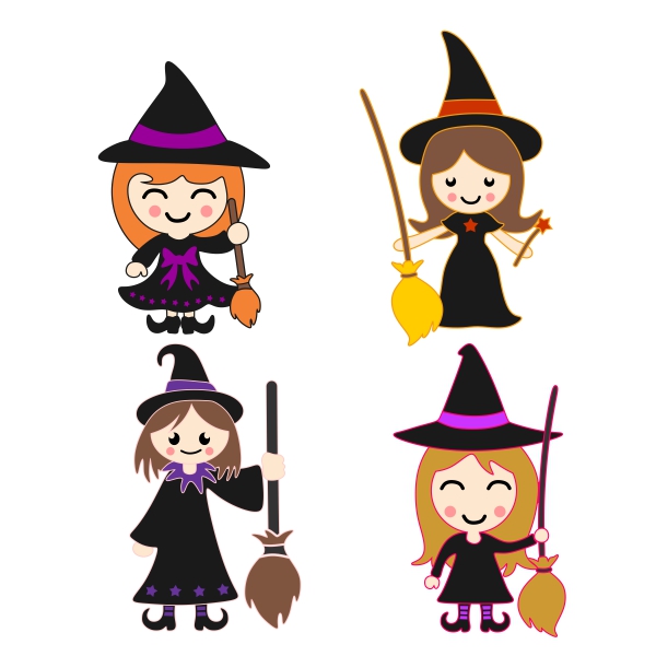 Witch Pack SVG Cuttable Designs