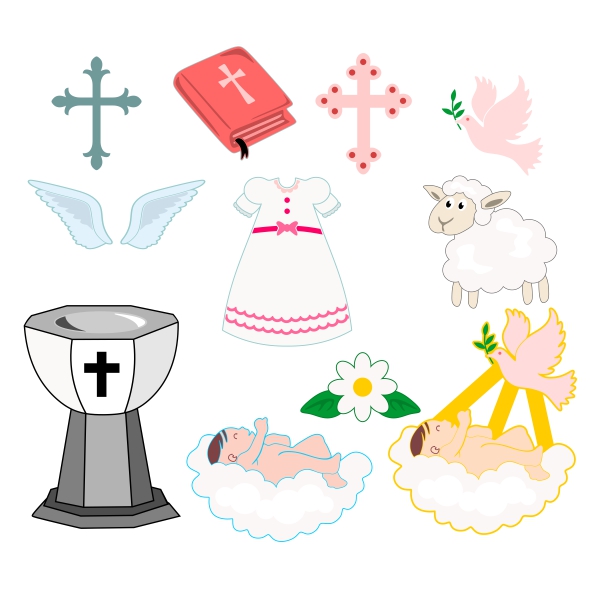 Baptism Pack SVG Cuttable Designs