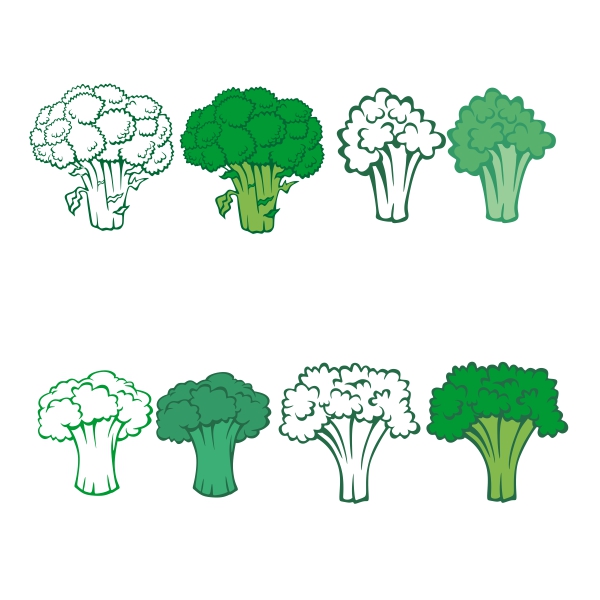 Broccoli SVG Cuttable Designs