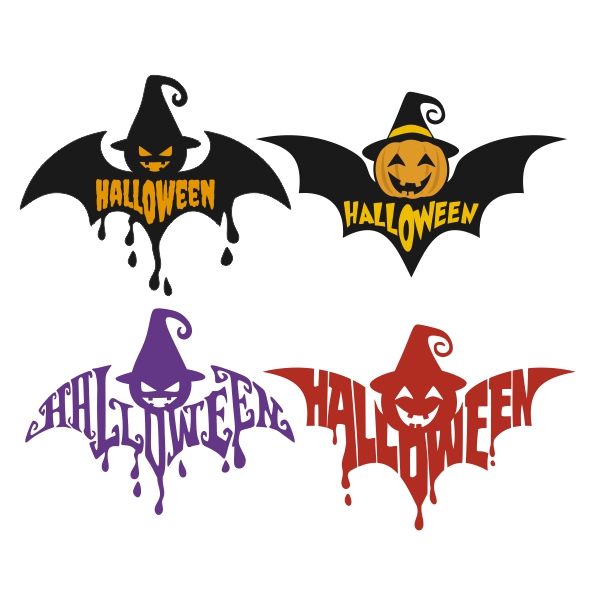 Halloween Bat SVG Cuttable Designs