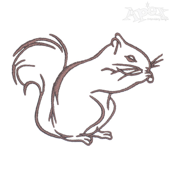Squirrel Embroidery Designs