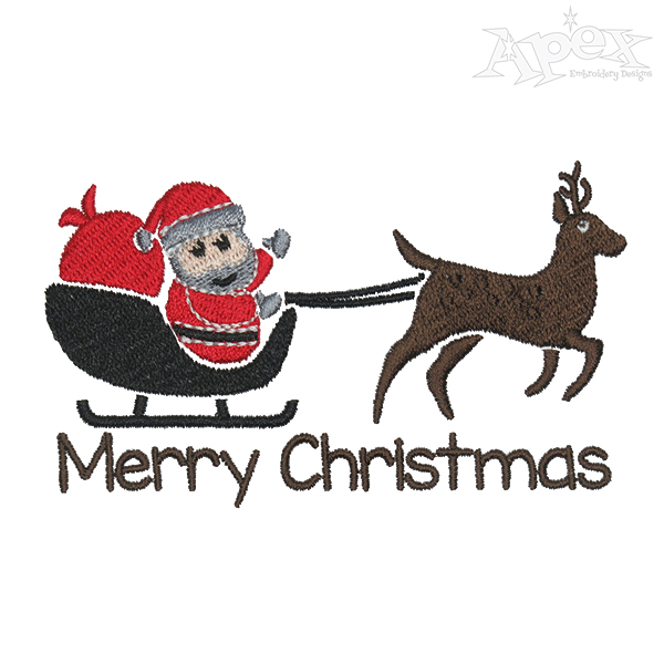 Christmas Santa Claus Embroidery Designs