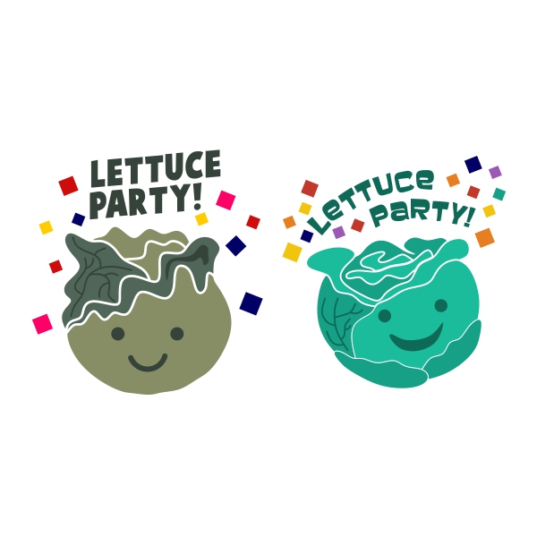 Lettuce Party SVG Cuttable Designs