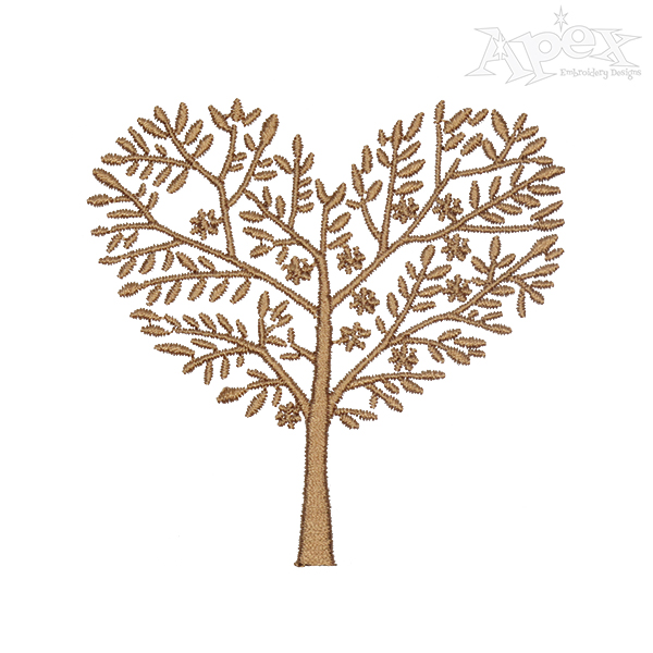 Loving Tree Embroidery Designs