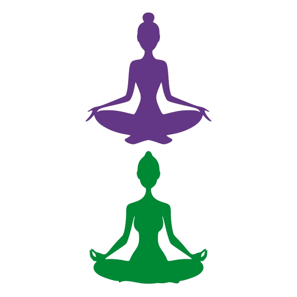 Yoga Meditation SVG Cuttable Designs