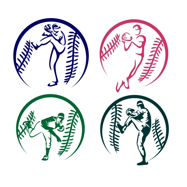 Baseball Player SVG Cuttable Design