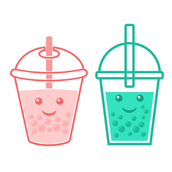 Bubble Tea SVG Cuttable Design