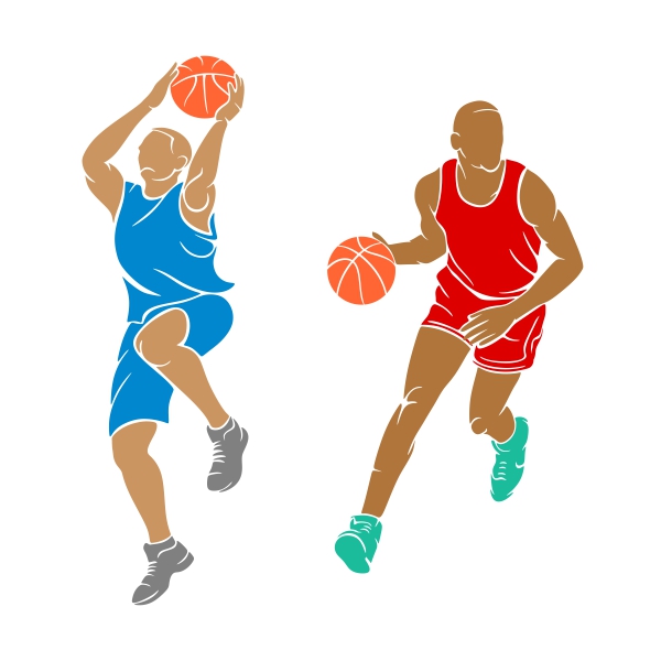Basketball Player SVG Cuttable Design