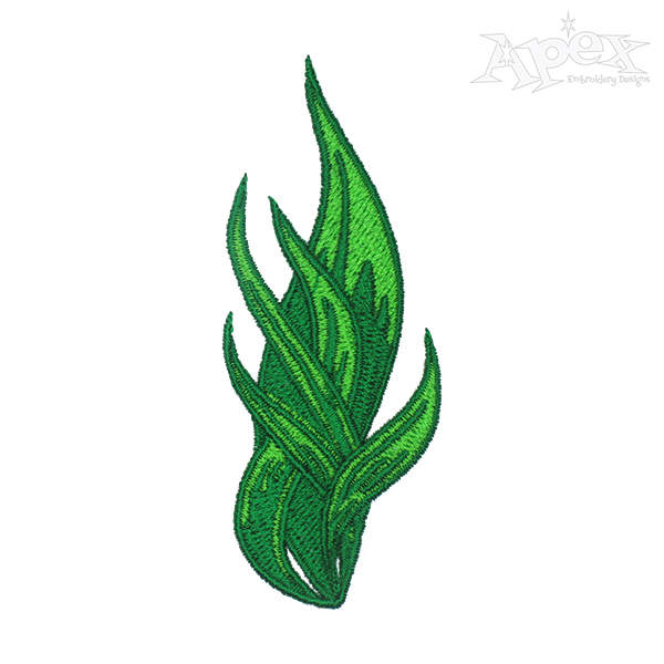 Seaweed Embroidery Design