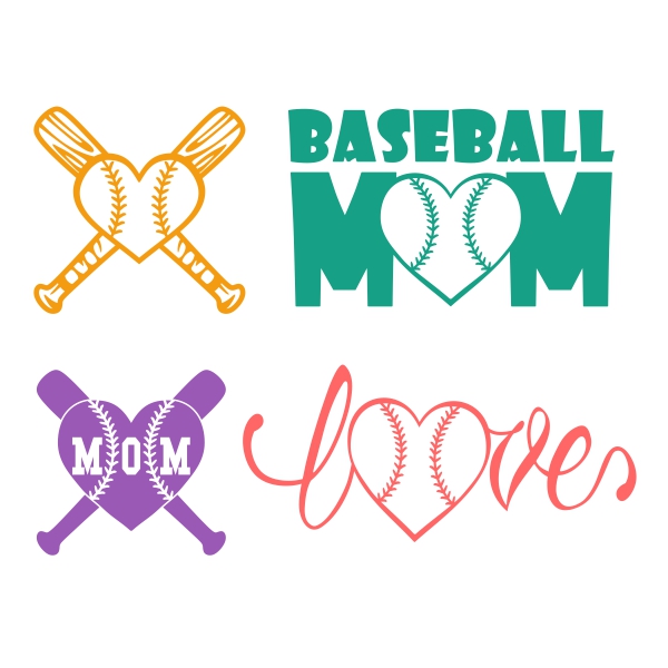 Baseball Mom SVG Cuttable Designs