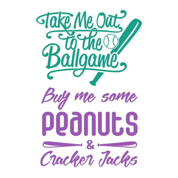 Baseball Word Art SVG Cuttable Design