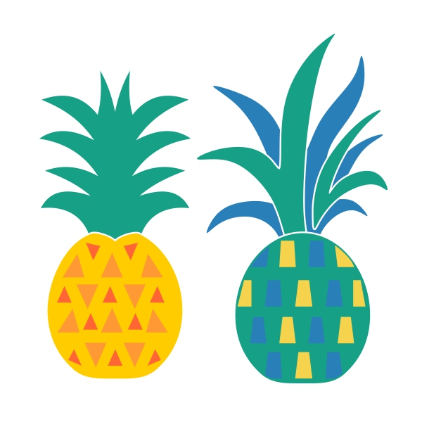 Doodle Pineapple SVG Cuttable Design