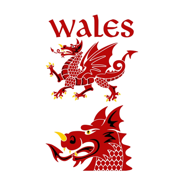 Dragon of Wales SVG Cuttable Design
