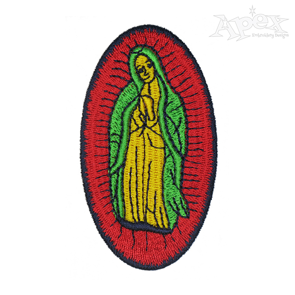 Mary Mother of Jesus Embroidery Design