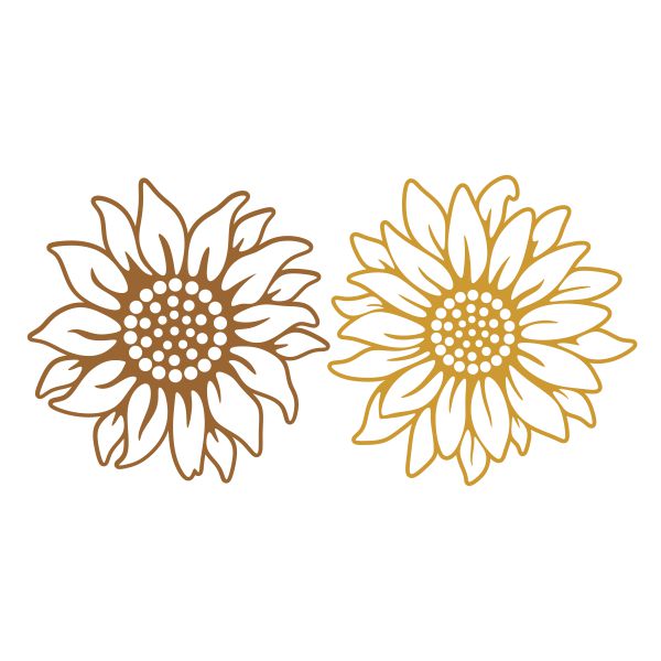 Sunflowers Sun Flower SVG Cuttable Design
