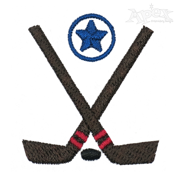 Hockey Embroidery Design