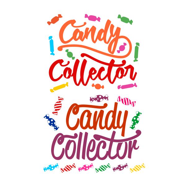 Candy Collector SVG Cuttable Design