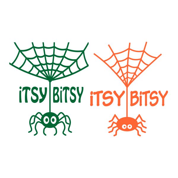 Itsy Bitsy Spider SVG Cuttable Design