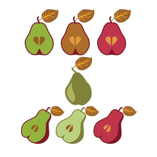 Pear Pack SVG Cuttable Design