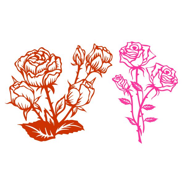 Roses SVG Designs
