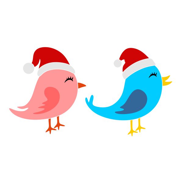 Bird of Christmas SVG Cuttable Design
