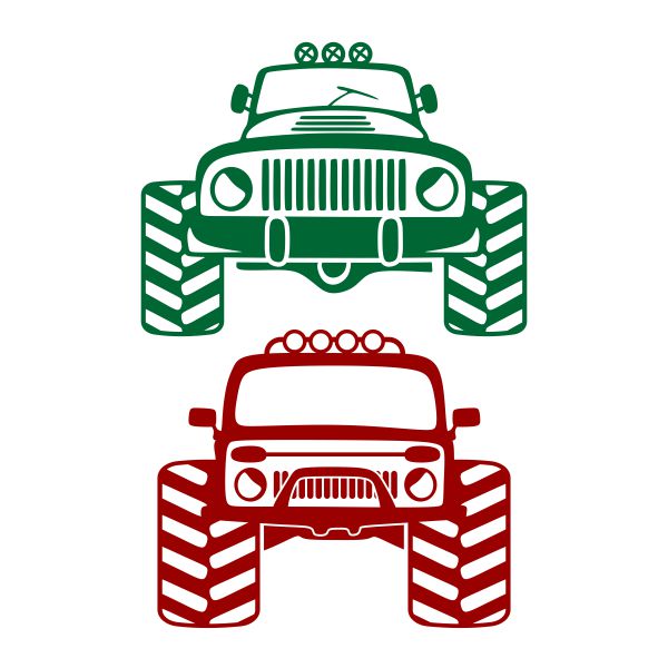 Jeep Car SVG Cuttable Designs