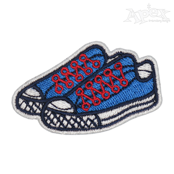 Sneakers Embroidery Design