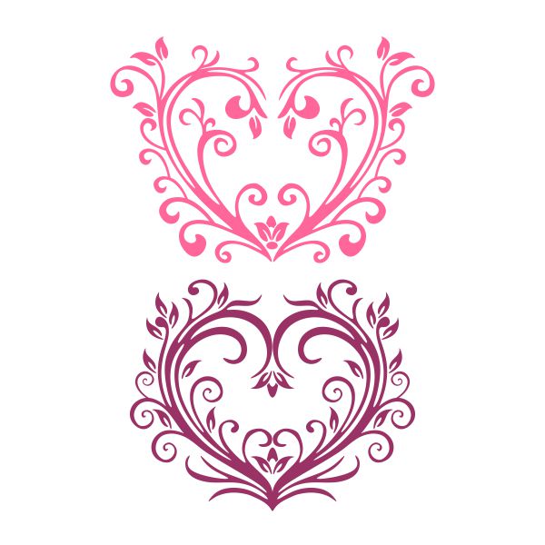 Flourishing Heart SVG Cuttable Design