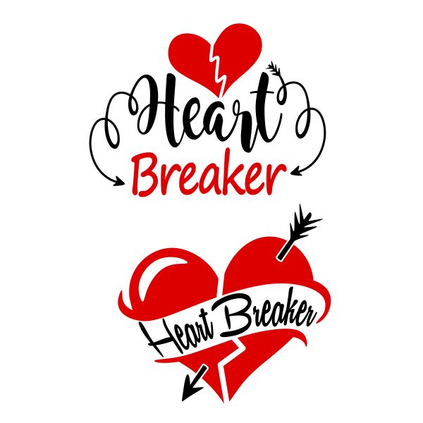 Heart Breaker SVG Cuttable Design