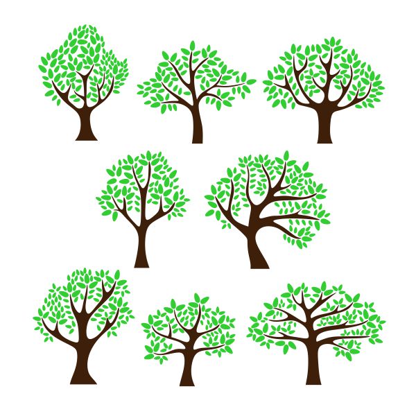 Tree Pack SVG Cuttable Design