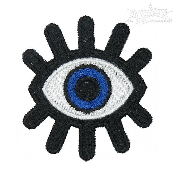 Eye Embroidery Design