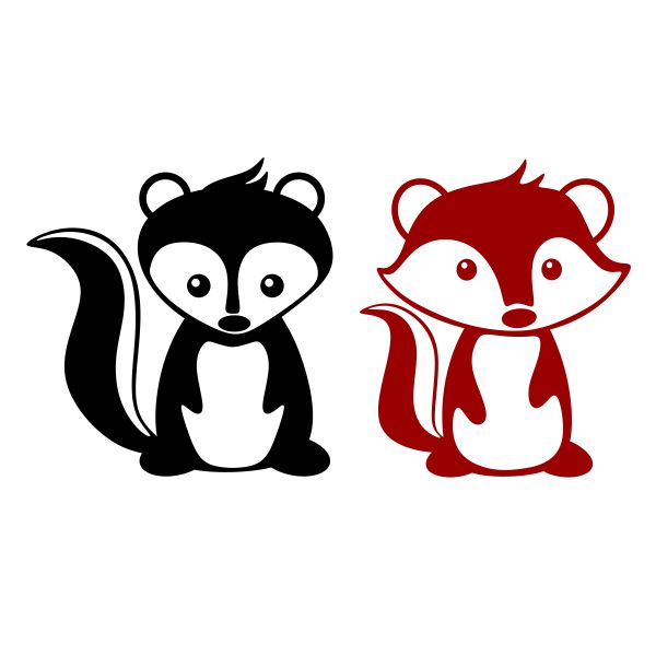 Skunk SVG Cuttable Design