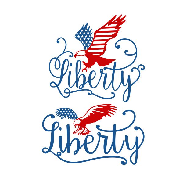Liberty American Eagle SVG Cuttable Design