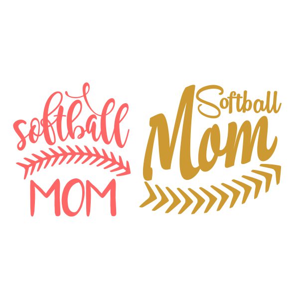 Softball Mom SVG Cuttable Design