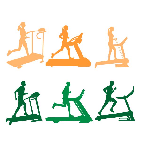 Treadmill SVG Cuttable Design