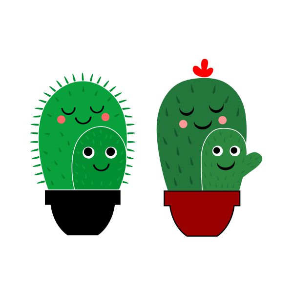 Cute Cactus SVG Cuttable Design