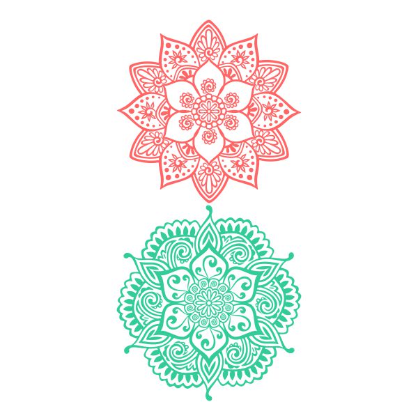 Mandala Flower SVG Cuttable Design