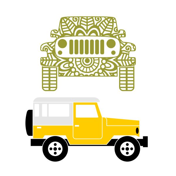 Jeep Pack SVG Cuttable Design