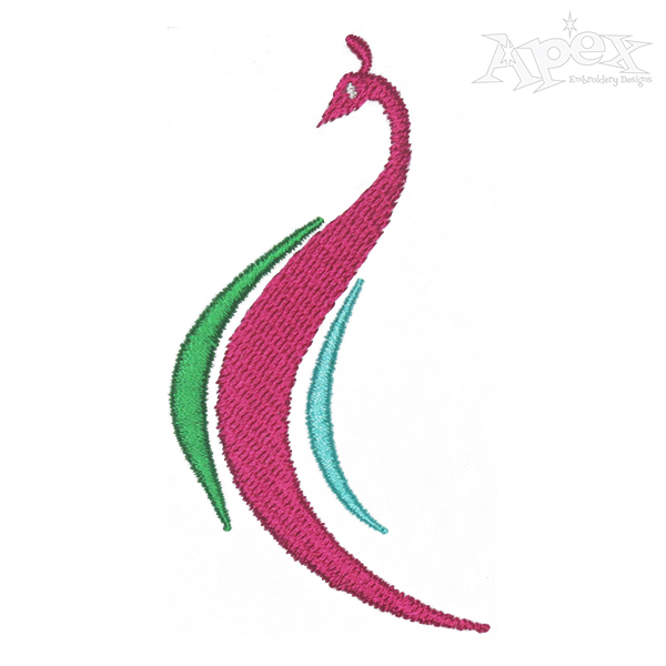 Peacock Embroidery Design