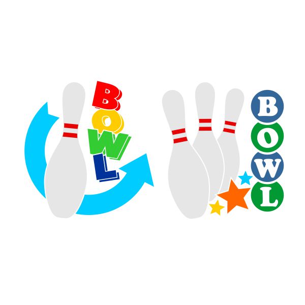 Bowl Bowling SVG Cuttable Design