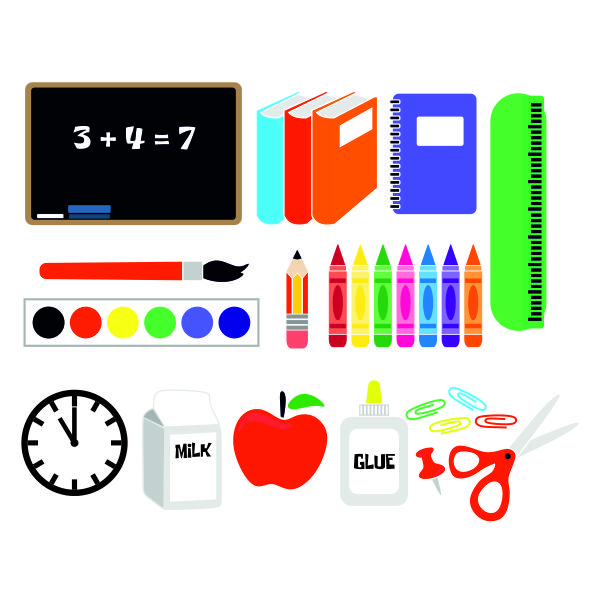 School Pack SVG Cuttable Design