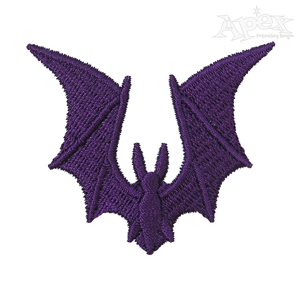 Bat Embroidery Design