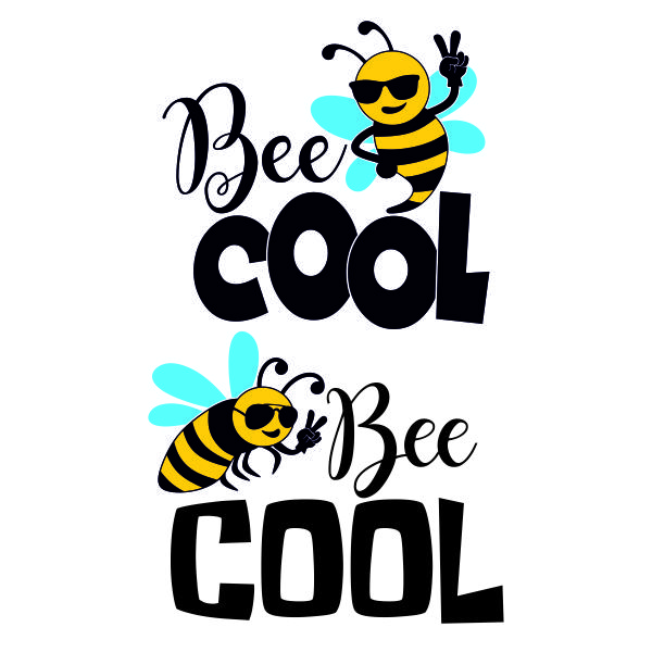 Bee Cool SVG Cuttable Design