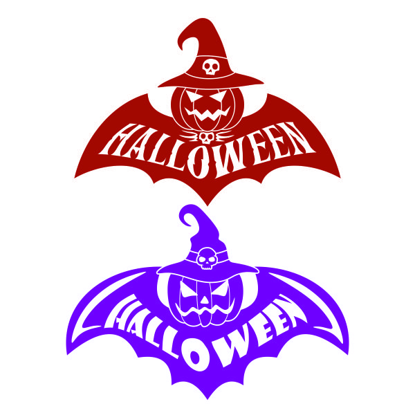Halloween Jack-O'-Lantern SVG Cuttable Design