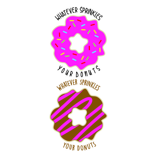 Whatever Sprinkles Your Donuts SVG Cuttable Design