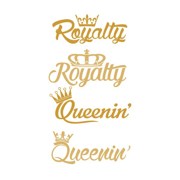 Royalty Queenin' Crown SVG Cuttable Design
