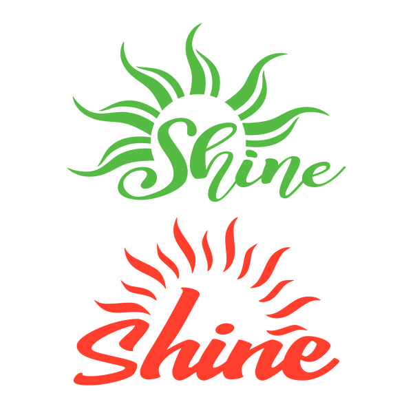 Shine SVG Cuttable Design